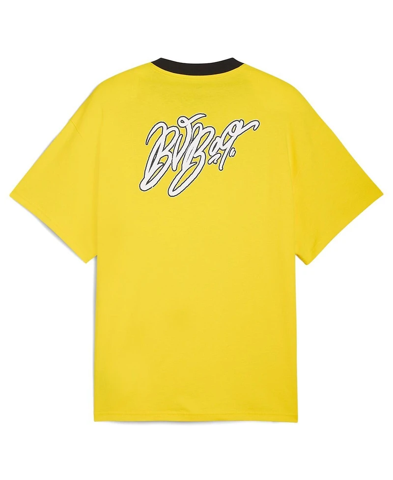 Puma Men's Yellow Borussia Dortmund 2025 Fifa Club World Cup Hoops T-Shirt