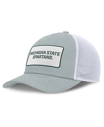 Nike Men's /White Michigan State Spartans 2025 On-Field Rise Patch Trucker Adjustable Hat
