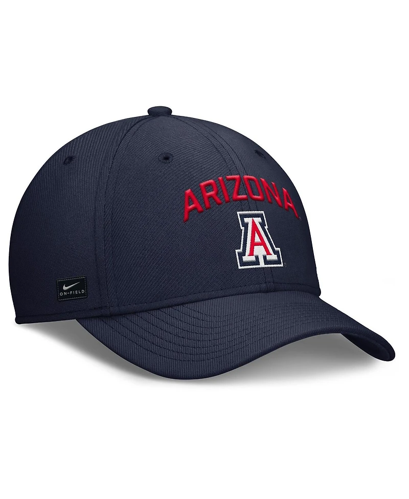 Nike Men's Navy Arizona Wildcats 2025 On-Field Rise Performance Flex Hat