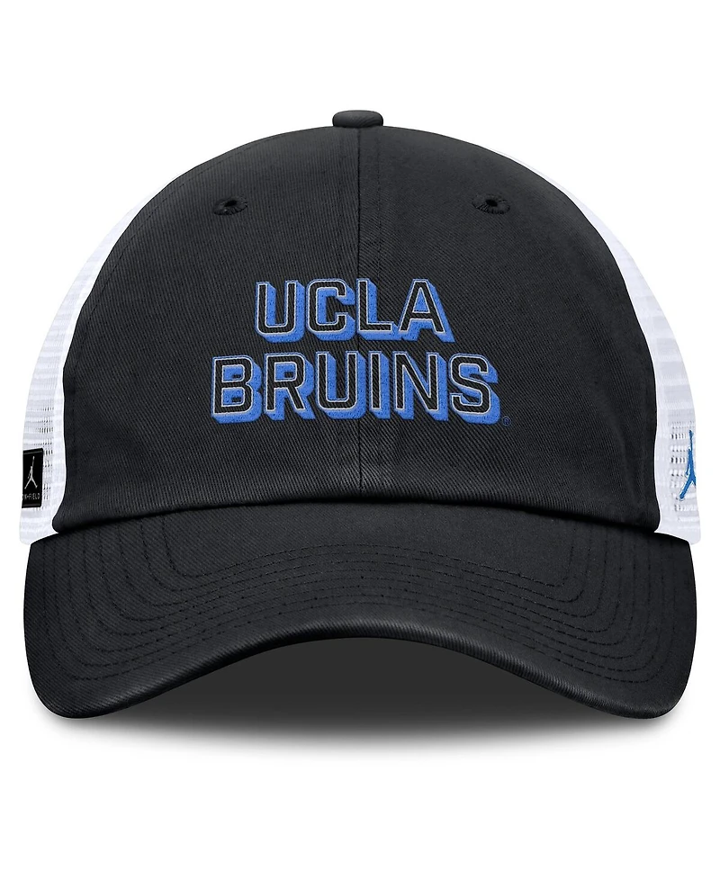 Jordan Men's Black Ucla Bruins 2025 Gameday On-Field Club Adjustable Trucker Hat