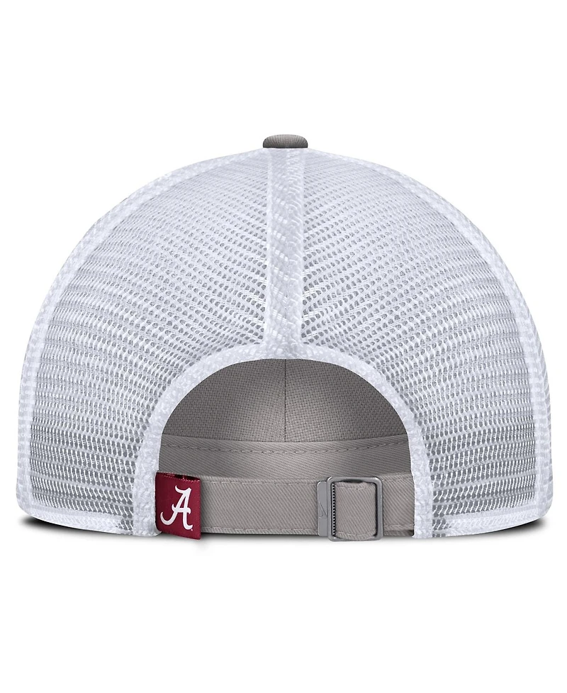 Nike Men's Gray Alabama Crimson Tide 2025 Gameday On-Field Club Adjustable Trucker Hat
