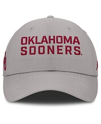 Jordan Men's Gray Oklahoma Sooners 2025 On-Field Gameday Club Adjustable Hat