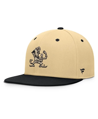 Fanatics Men's Gold/Black Notre Dame Fighting Irish Balance Fitted Hat