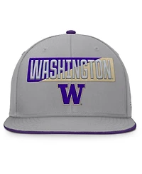 Fanatics Men's Gray Washington Huskies Duo Snapback Hat