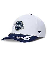 Fanatics Men's White/Navy Notre Dame Fighting Irish Admiral Adjustable Hat