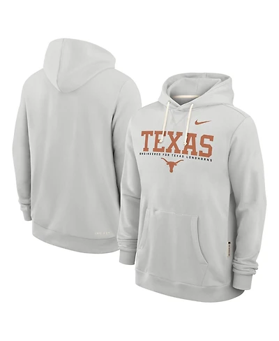 Nike Men's Gray Texas Longhorns 2025 Sideline Performance Pullover Hoodie