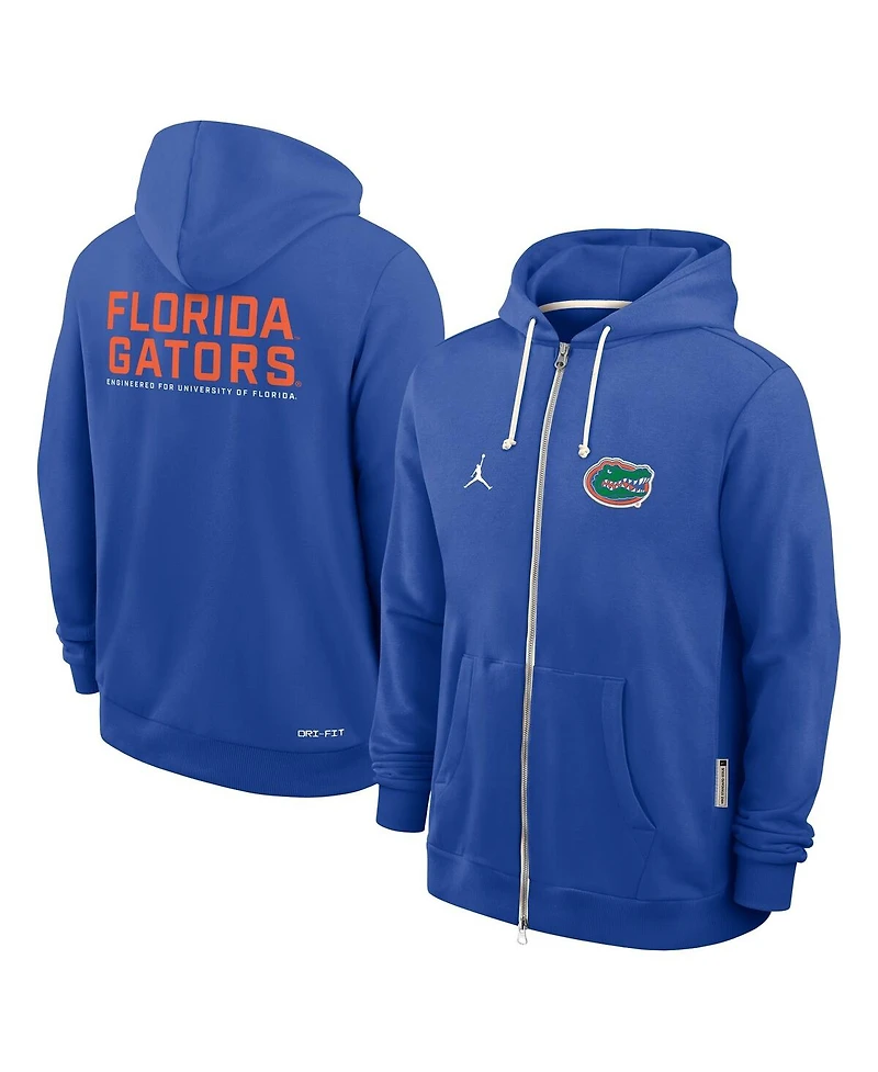 Jordan Men's Royal Florida Gators 2025 Sideline Performance Full-Zip Hoodie