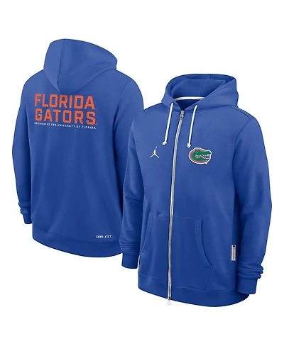 Jordan Men's Royal Florida Gators 2025 Sideline Performance Full-Zip Hoodie