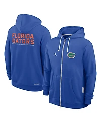 Jordan Men's Royal Florida Gators 2025 Sideline Performance Full-Zip Hoodie