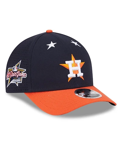 New Era Men's Navy/Orange Houston Astros 2025 Mlb All-Star Game 9FORTY M-Crown Adjustable Hat