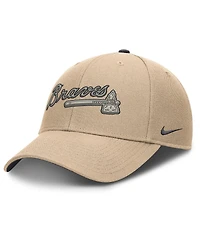 Nike Men's Khaki Atlanta Braves Rise Adjustable Hat