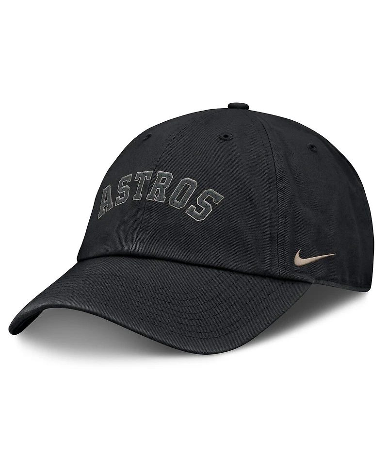 Nike Men's Black Houston Astros Camo Pack Club Adjustable Hat