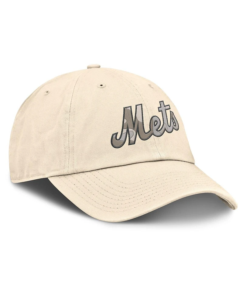 Nike Men's Natural New York Mets Camo Pack Club Adjustable Hat