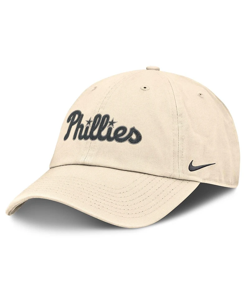 Nike Men's Natural Philadelphia Phillies Camo Pack Club Adjustable Hat
