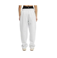 Cotton On Women's Active Plush Essential Barrel Sweatpant