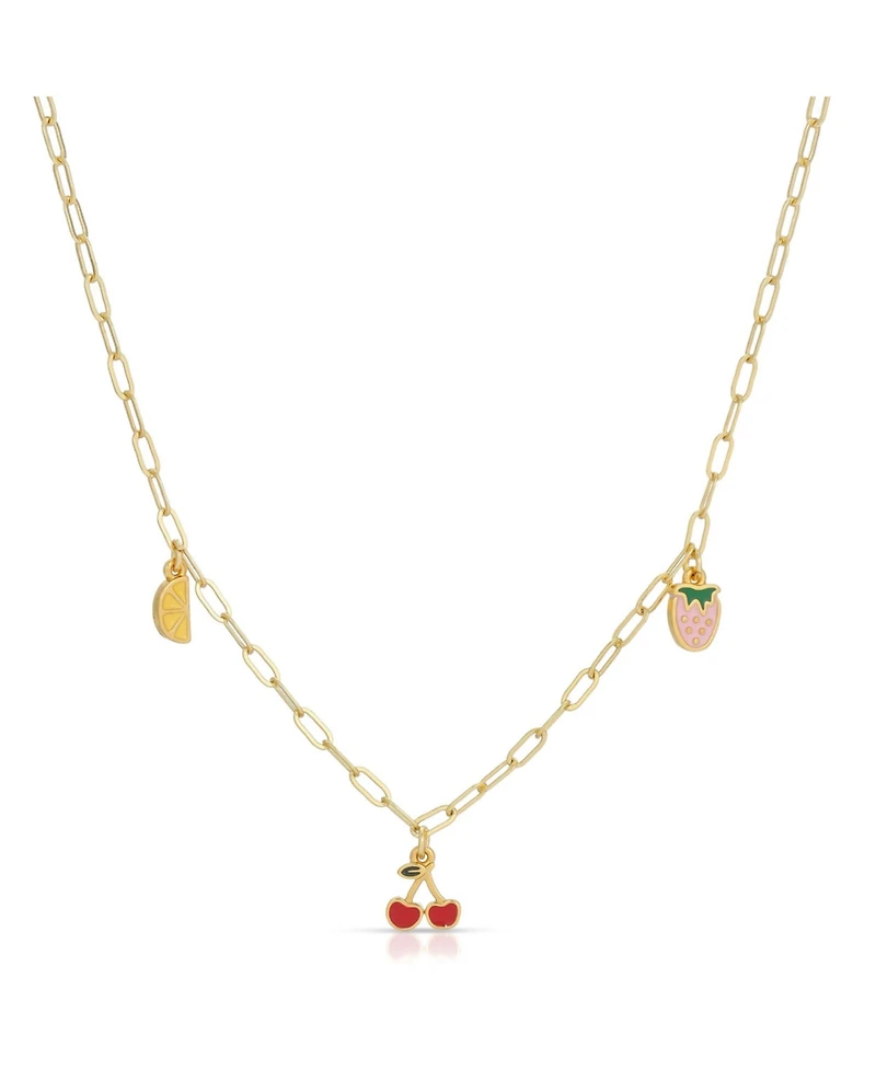 Lucky Feather Enamel Treasure Necklace