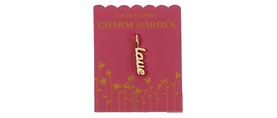 Lucky Feather Charm Garden - Gold - Love
