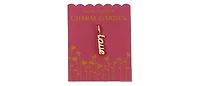 Lucky Feather Charm Garden - Gold - Love