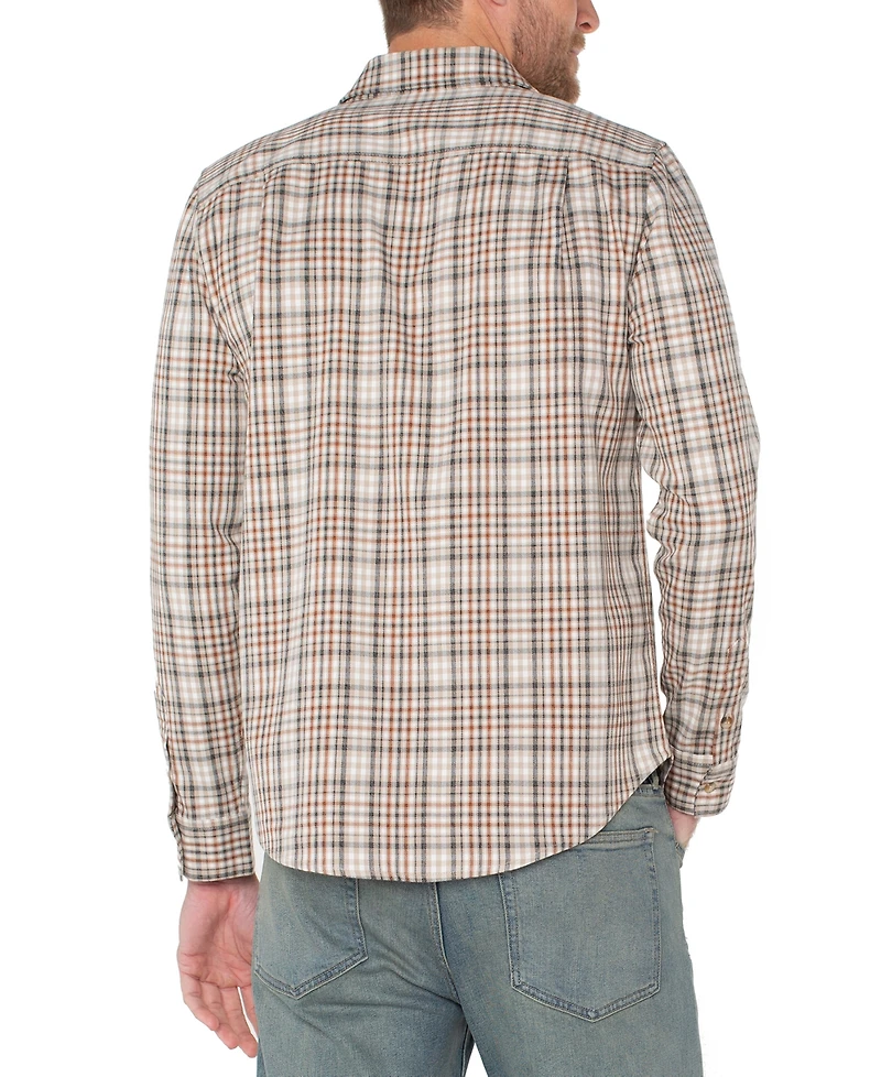 Liverpool Los Angeles Men's Long-Sleeve Check Shirt