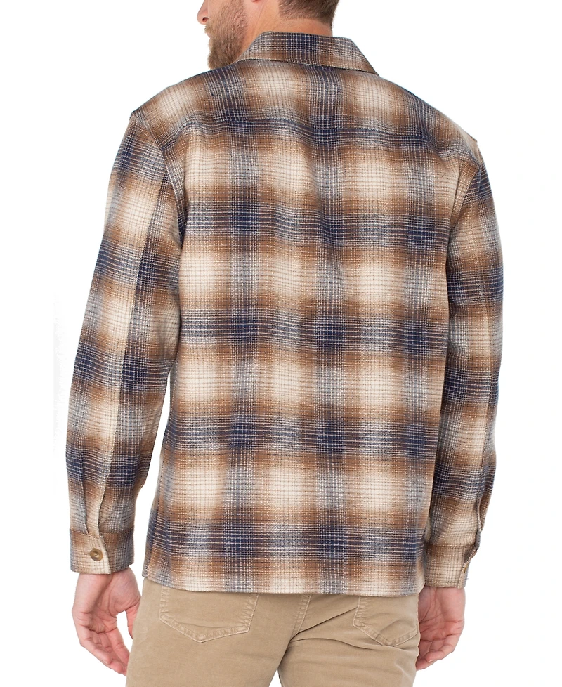 Liverpool Los Angeles Men's Cotton Flap Pocket Overshirt