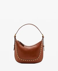 Mango Women's Small Studded Shoulder Bag