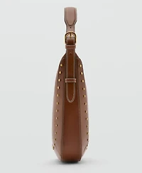 Mango Women's Studded Shoulder Bag