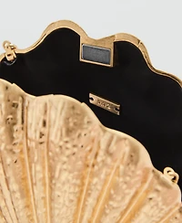 Mango Women's Shell Design Clutch Bag