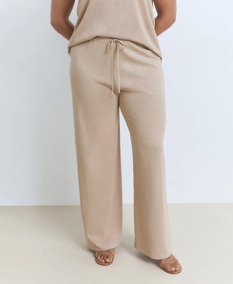 Mango Women's Straight Knitted Pants