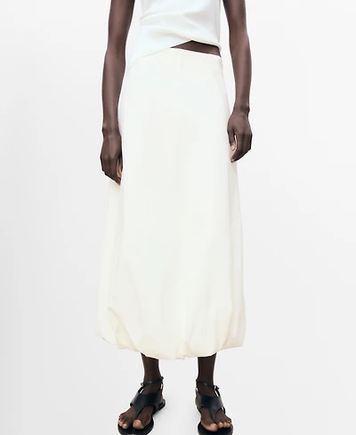 Mango Women's Long Balloon Skirt