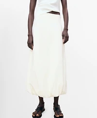 Mango Women's Long Balloon Skirt