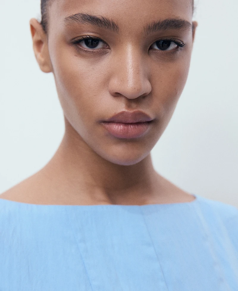 Mango Women's Pleated Short Dress