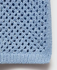 Mango Women's Rhinestone Detail Knitted Skirt