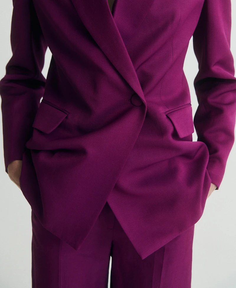 Mango Women's Double-Breasted Suit Jacket
