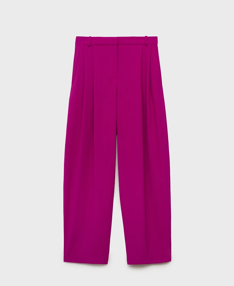 Mango Women's Pleat Detail Pants