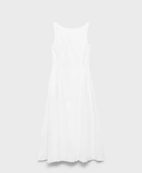 Mango Women's Flared Midi Dress