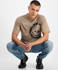 SmileyWorld Men's Happy Mad Graphic T-Shirt