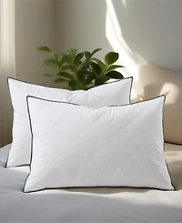 Unikome Diamond Quilted Feather and Down Gusseted 2-Pack Pillows