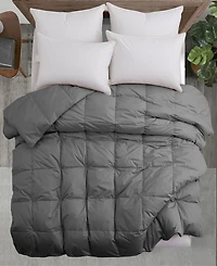 Unikome Cotton Goose Down Feather Fiber Comforter
