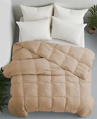 Unikome Lightweight White Goose Down Feather Fiber Comforter, California King