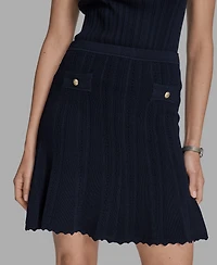 Bcbg Women's Textured-Knit Mini Skirt