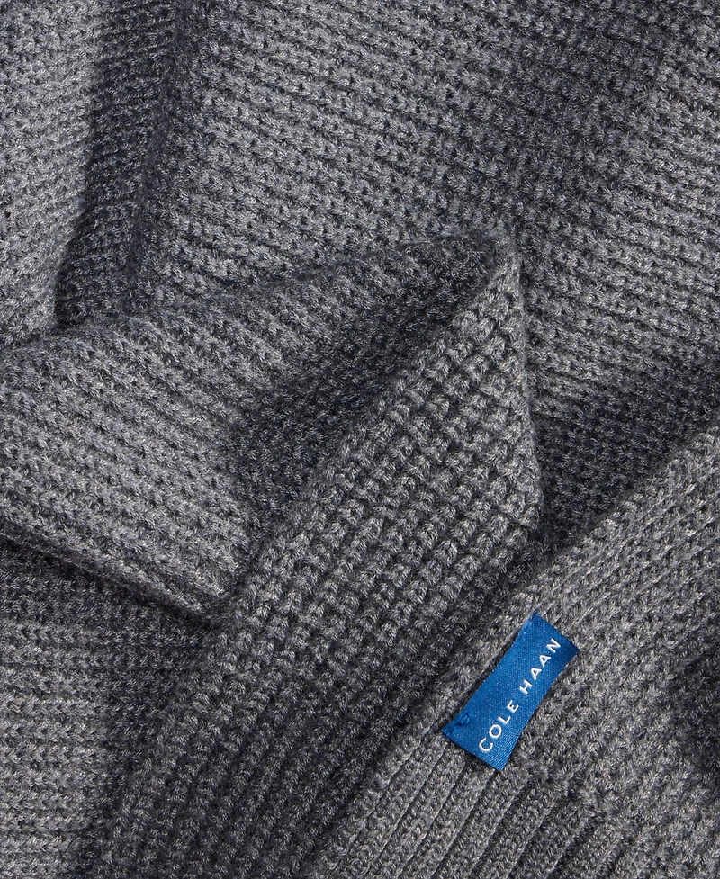 Cole Haan Men's Waffle-Knit Scarf