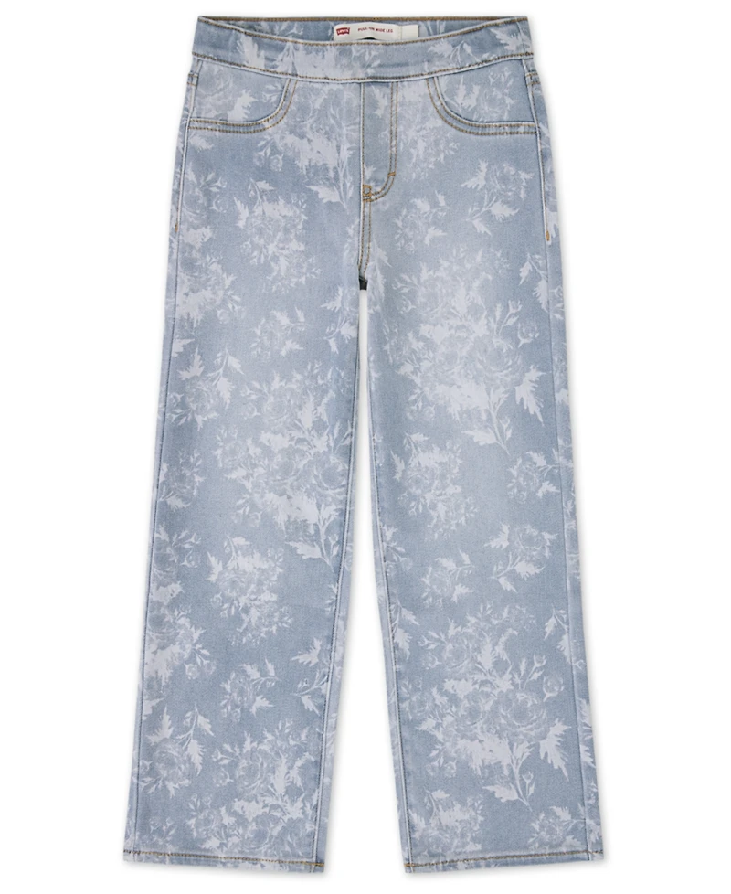 Levi's Big Girls Pull On Wide Leg Floral Pants