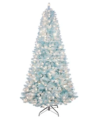 Puleo 7.5 ft. Pre-Lit Stratford Pine Artificial Christmas Tree