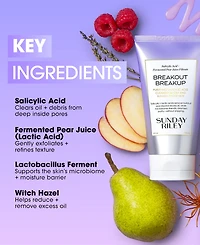 Sunday Riley Breakout Breakup Purifying Salicylic Acid Cleanser For Oily & Blemish-Prone Skin, 5 oz.