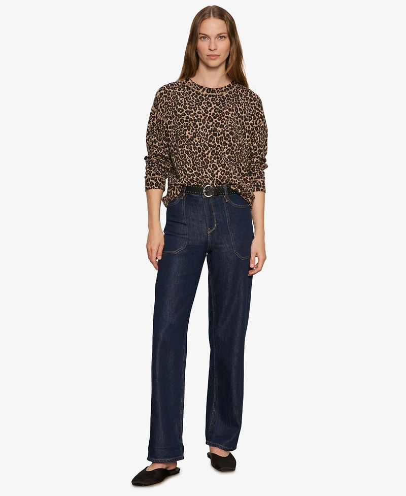Sanctuary Women's 24/7 Popover Crew Neck Top