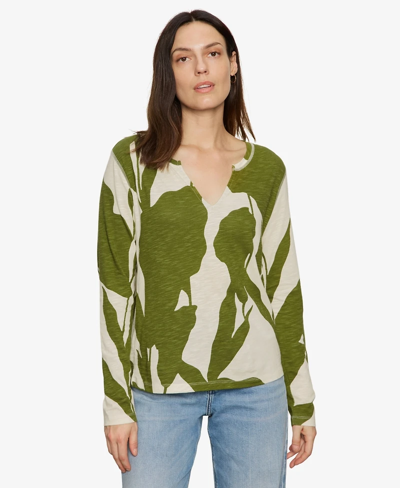 Sanctuary Women's Perfect Notch Long-Sleeve Top