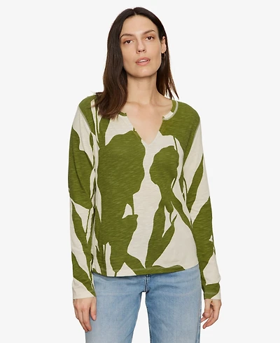 Sanctuary Women's Perfect Notch Long-Sleeve Top