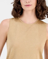 Anne Klein Women's Metallic Sleeveless Sweater
