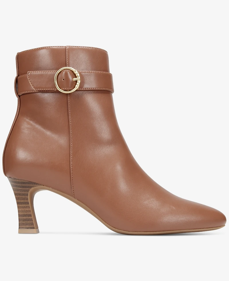 Macy's Women's Belt Almond Toe Booties