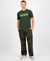 Hugo Boss Men's Dulivio Short Sleeve Crewneck Graphic T-Shirt